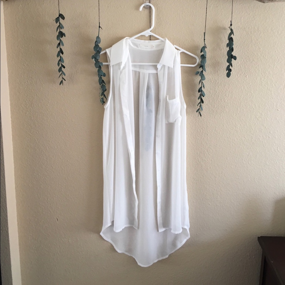 LUSH Sheer oversized kimono style top